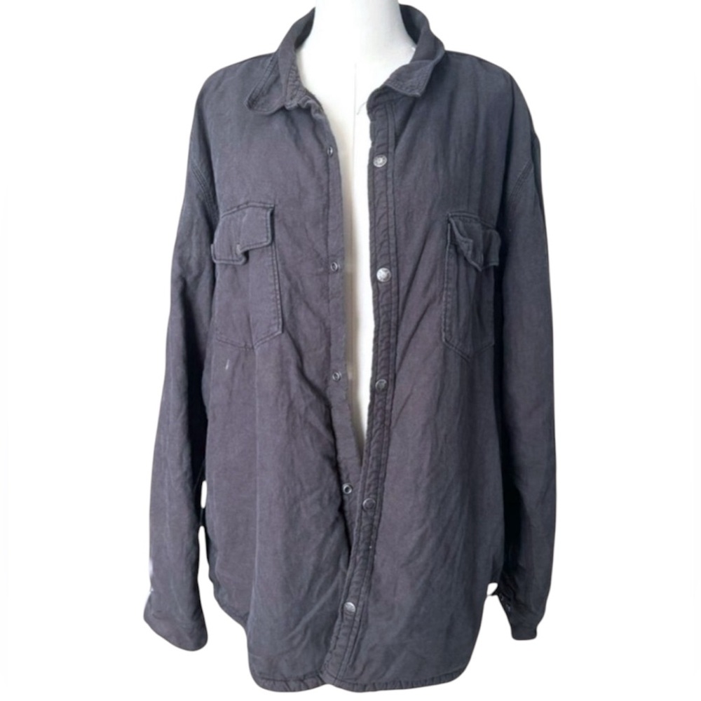 The North Face Expedition Utility Button-Up Dark Explorer Adventure Shirt XXL